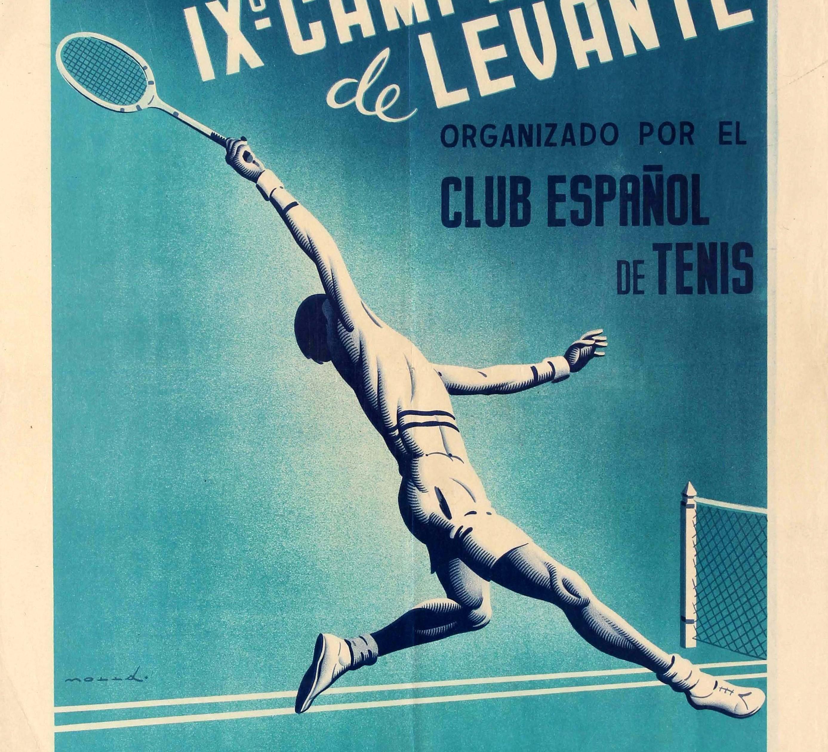 tennis club poster