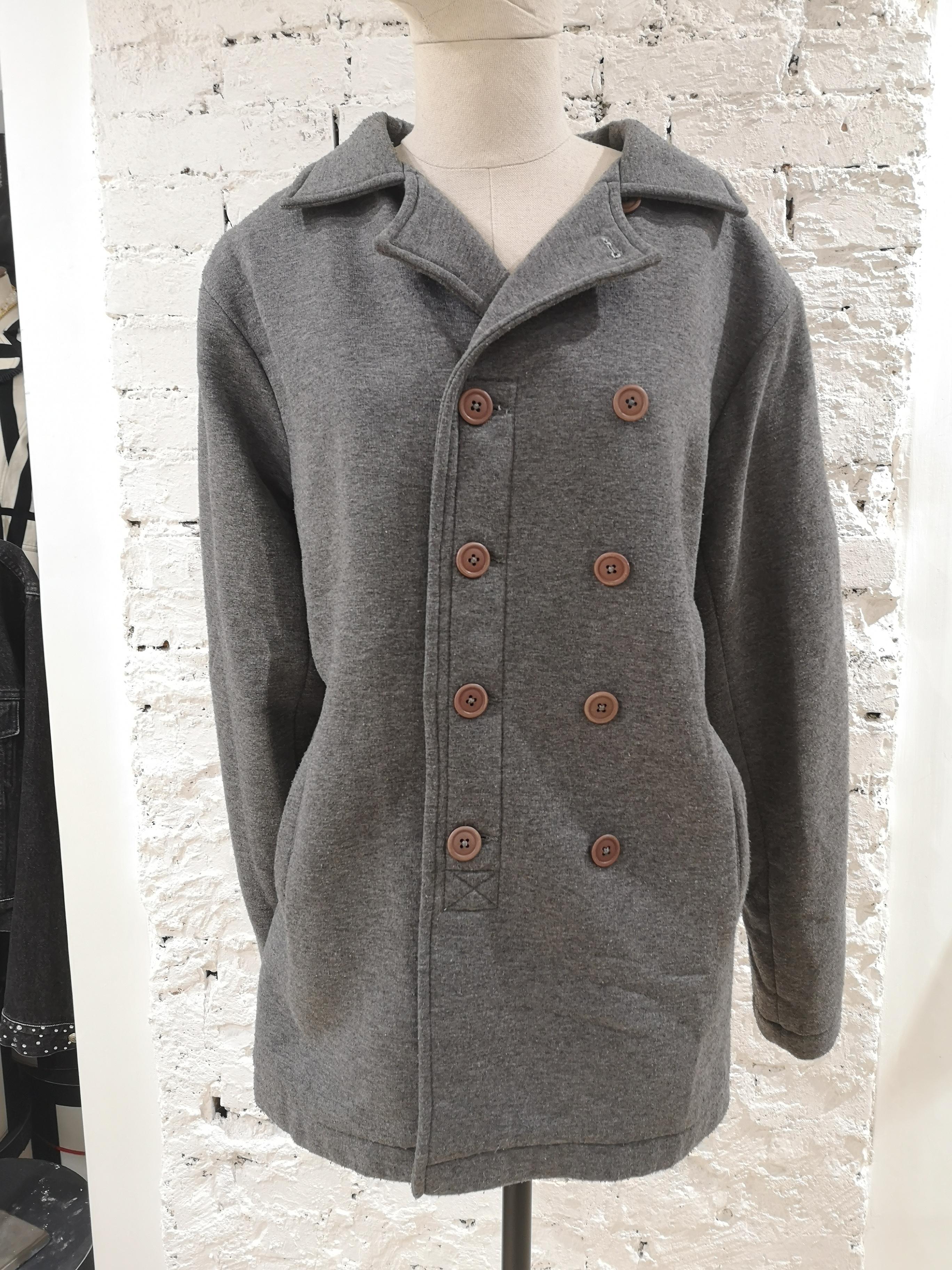 Original Vintage Style grey wool jacket In Good Condition In Capri, IT