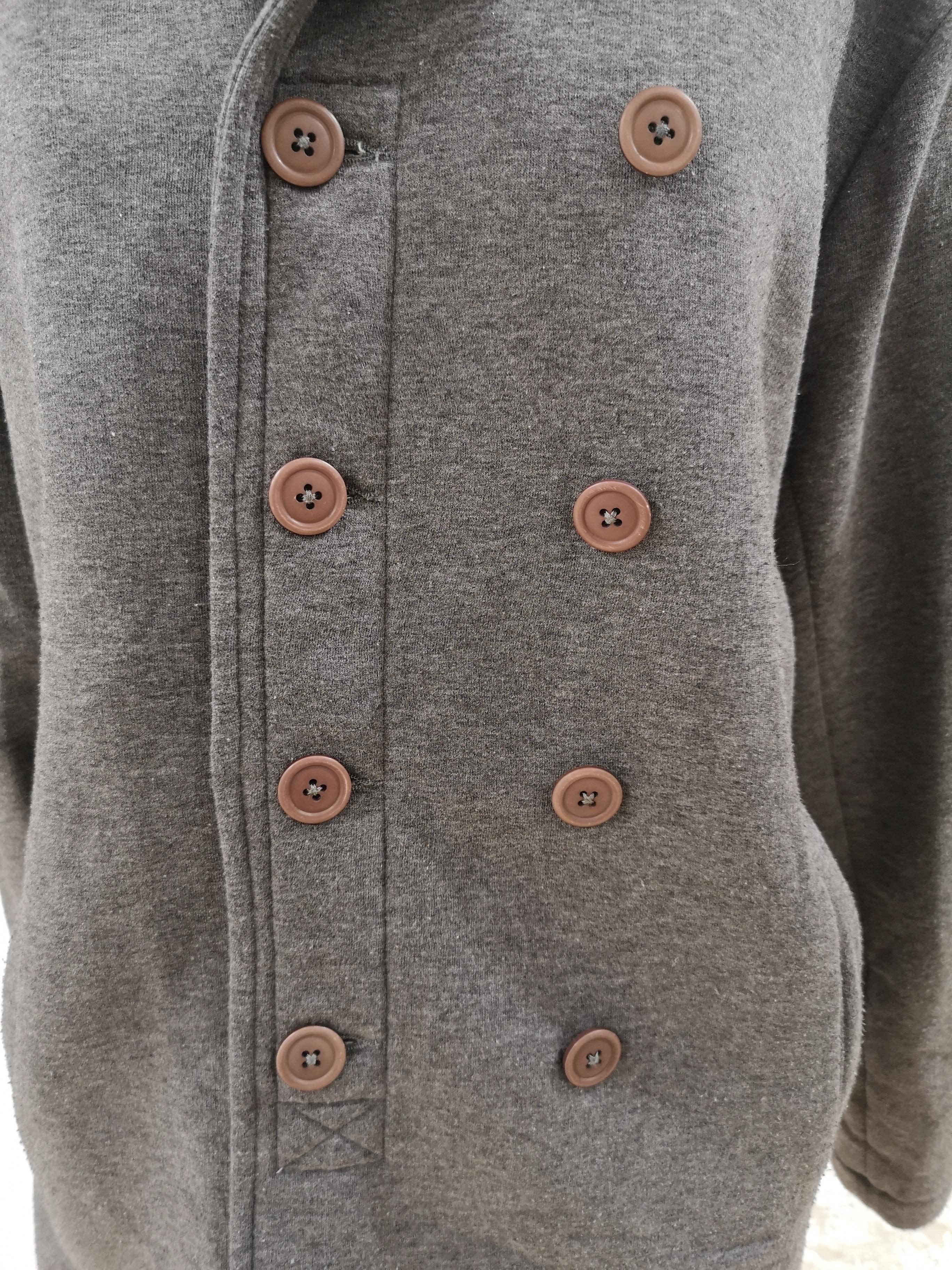 Women's or Men's Original Vintage Style grey wool jacket