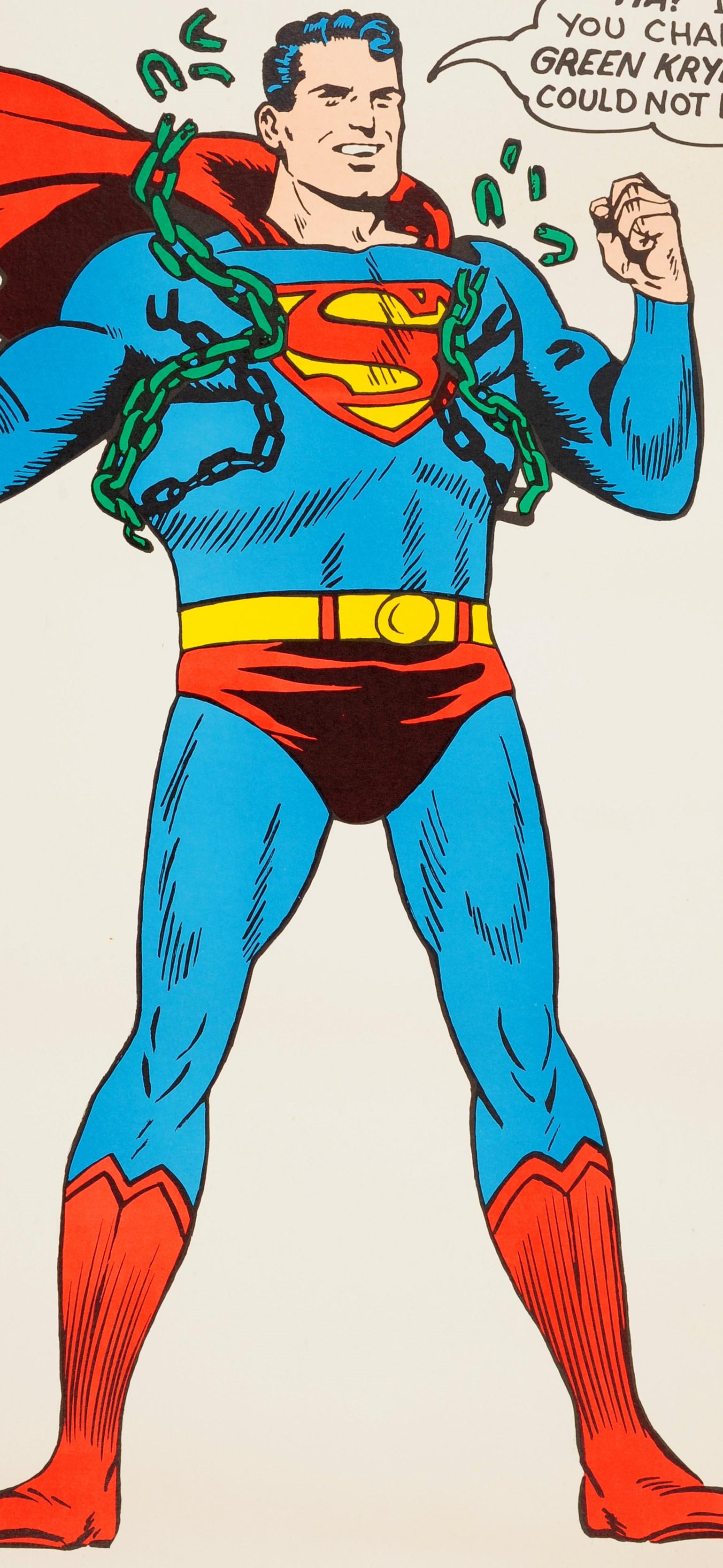 superman vintage poster