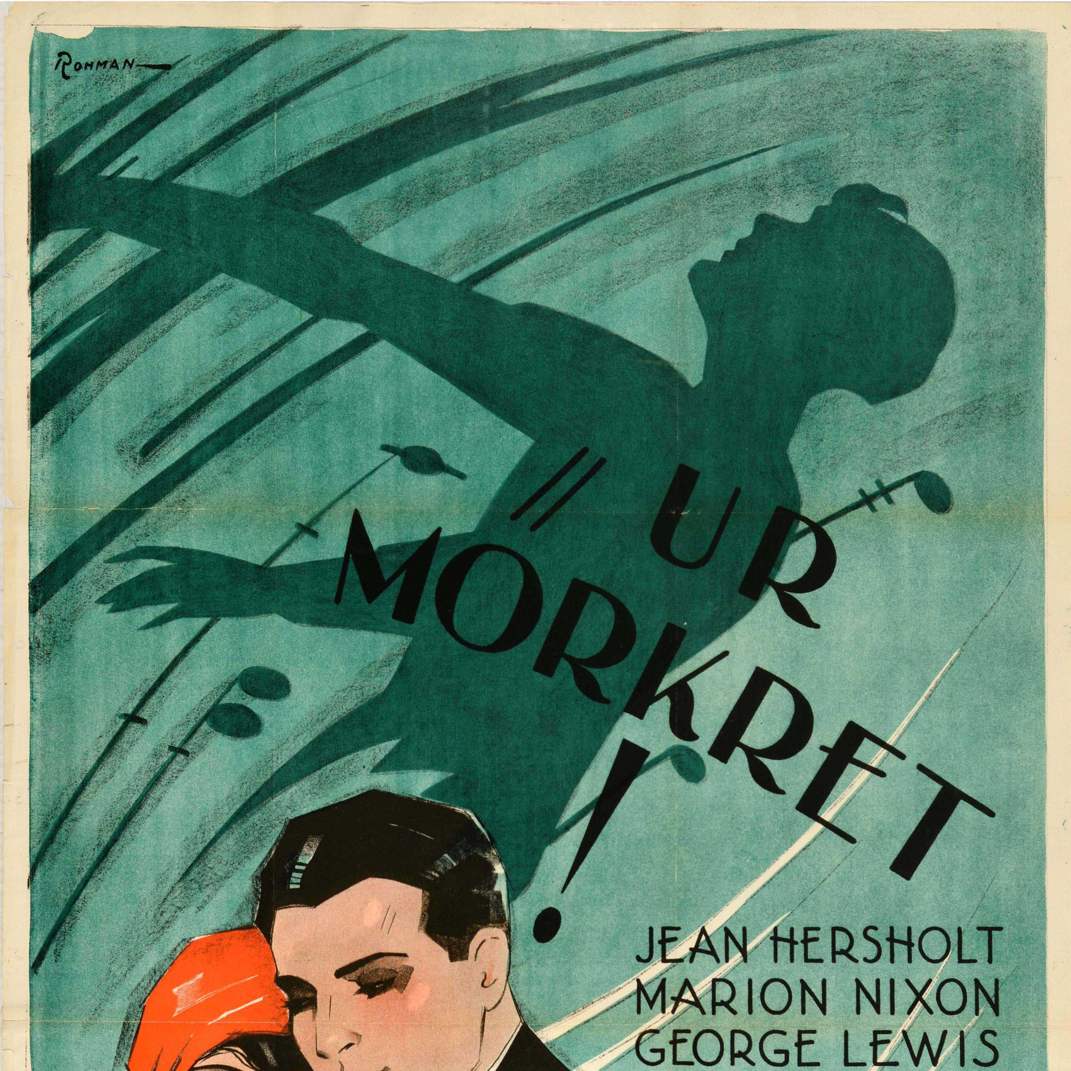Svedese Poster cinematografico originale svedese d'epoca Jazz Mad Ur Morkret From The Darkness in vendita
