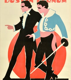 Original Vintage Swedish Movie Poster The Corsican Brothers Korsikanska Broderna