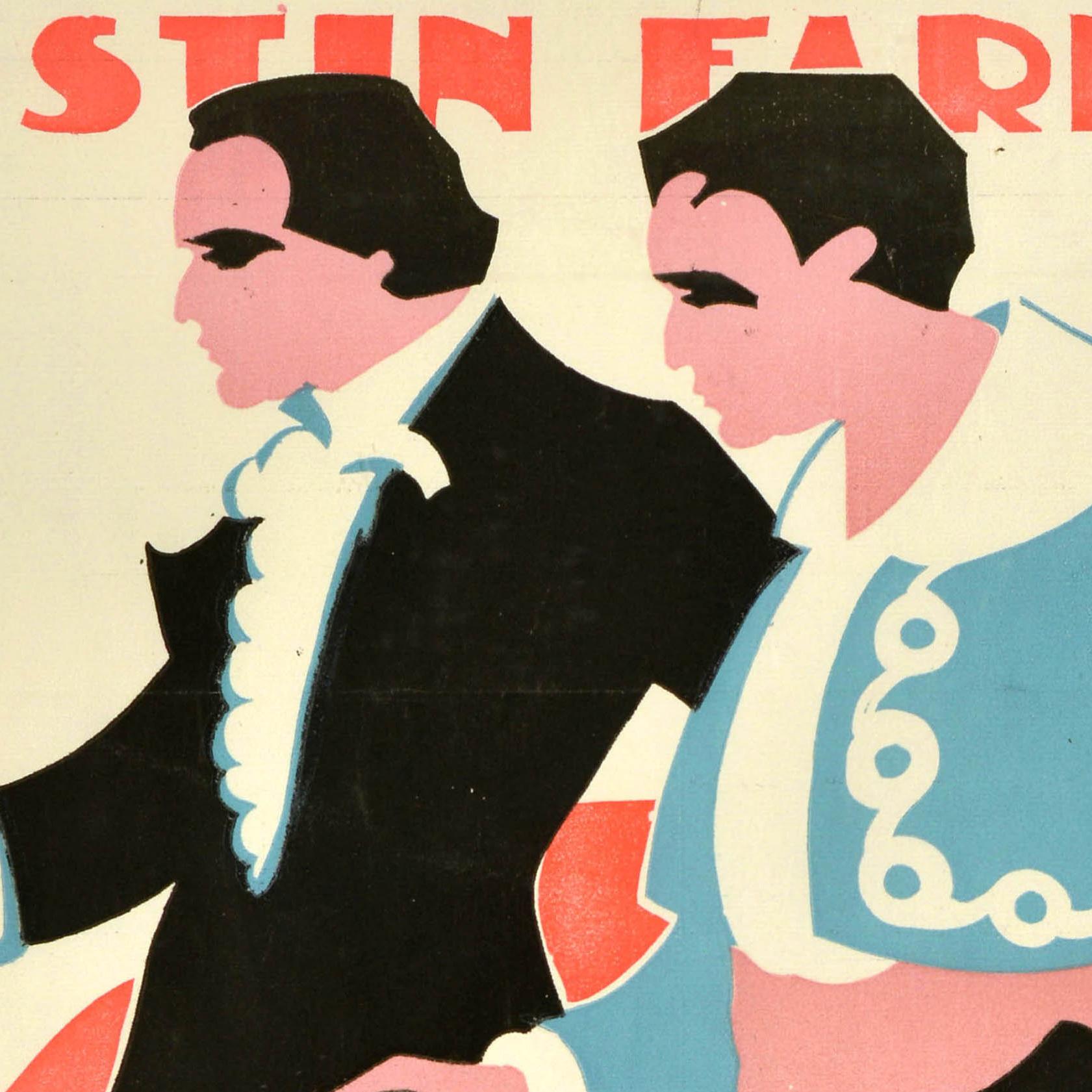 Inizio XX secolo Poster cinematografico svedese originale d'epoca I fratelli Corsi Korsikanska Broderna in vendita