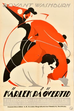 Original Vintage Swedish Release Cinema Poster The Way Of A Man With A Maid