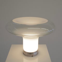 Lampada da tavolo vintage originale di Angelo Mangiarotti per Artemide 1967