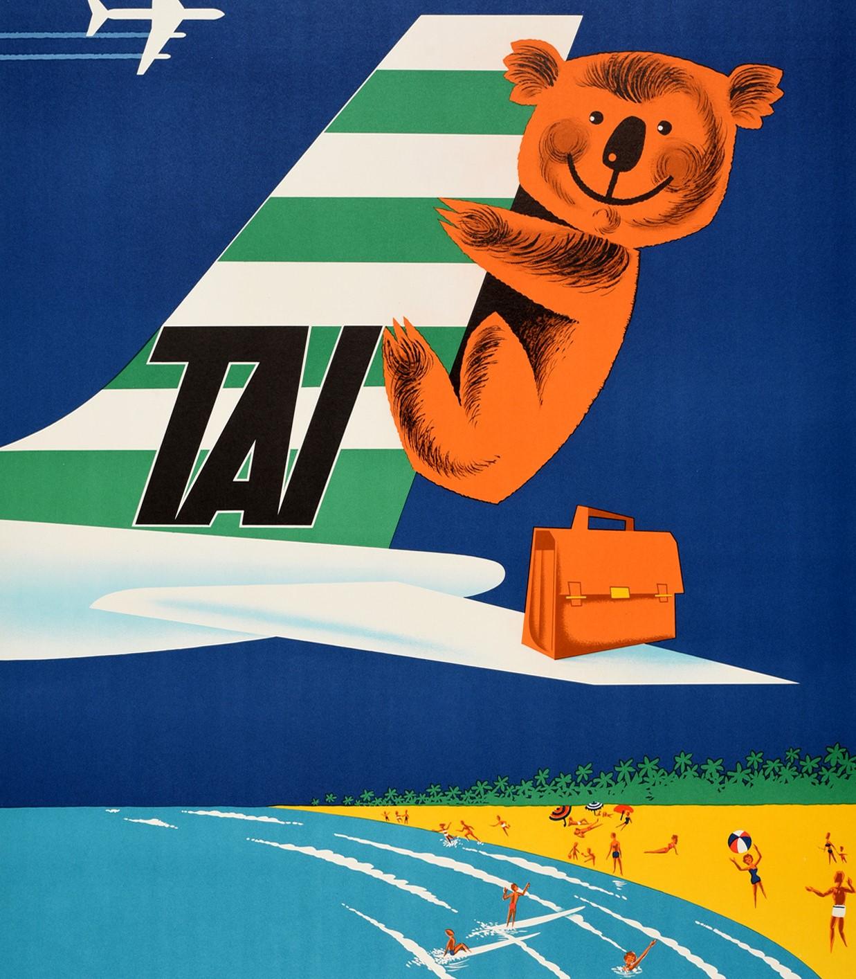 australia vintage travel poster