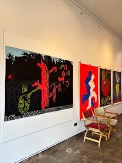 Original Vintage Theatre Poster by BORIS BUCAN 'Zagrebacki Simfonica Rirtz' 1983