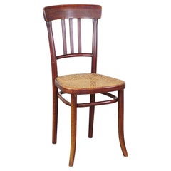 Original vintage Thonet design bistro chair with matte seat
