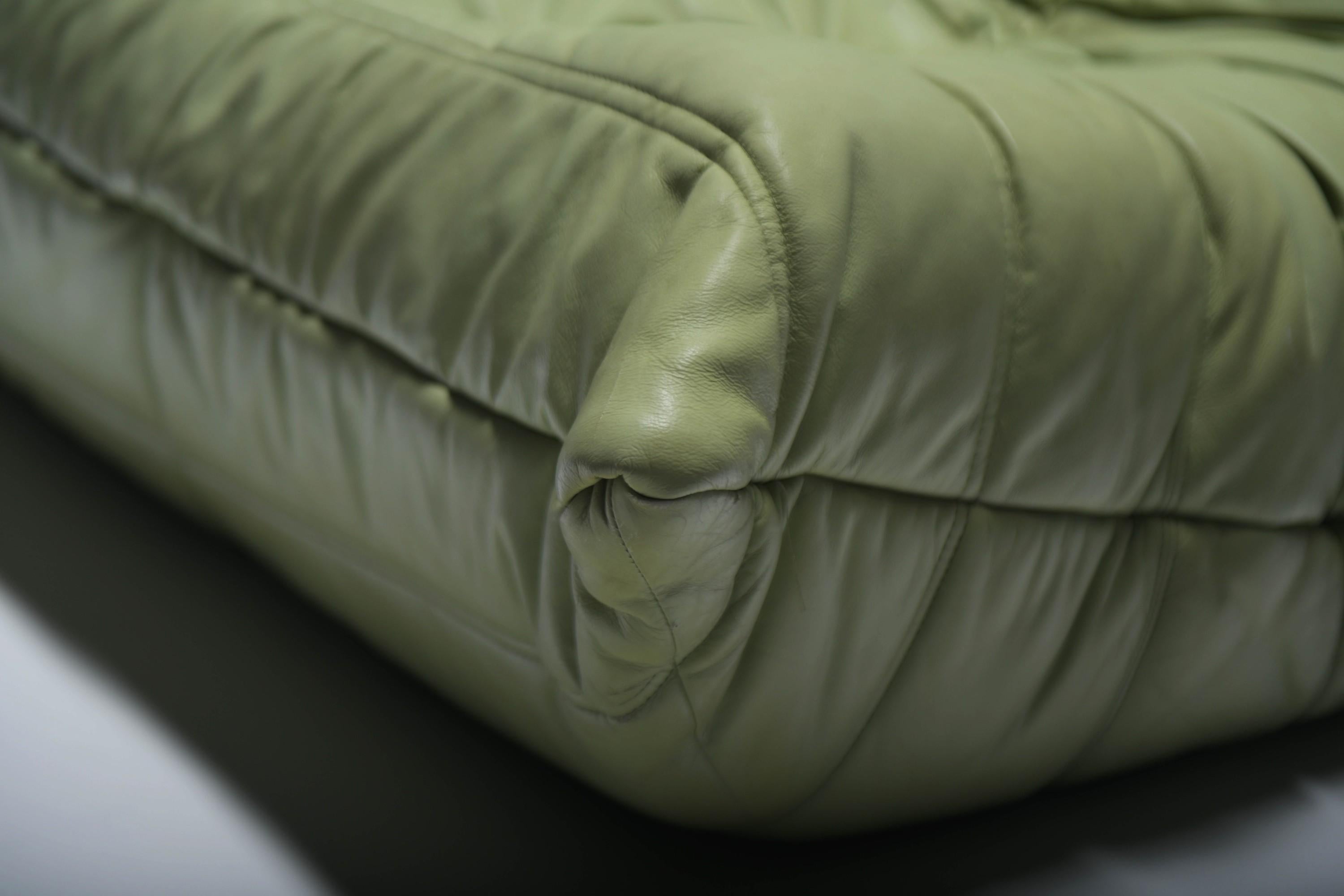 Original vintage Togo from 1978 in mint green by Michel Ducaroy for Ligne Roset. 4