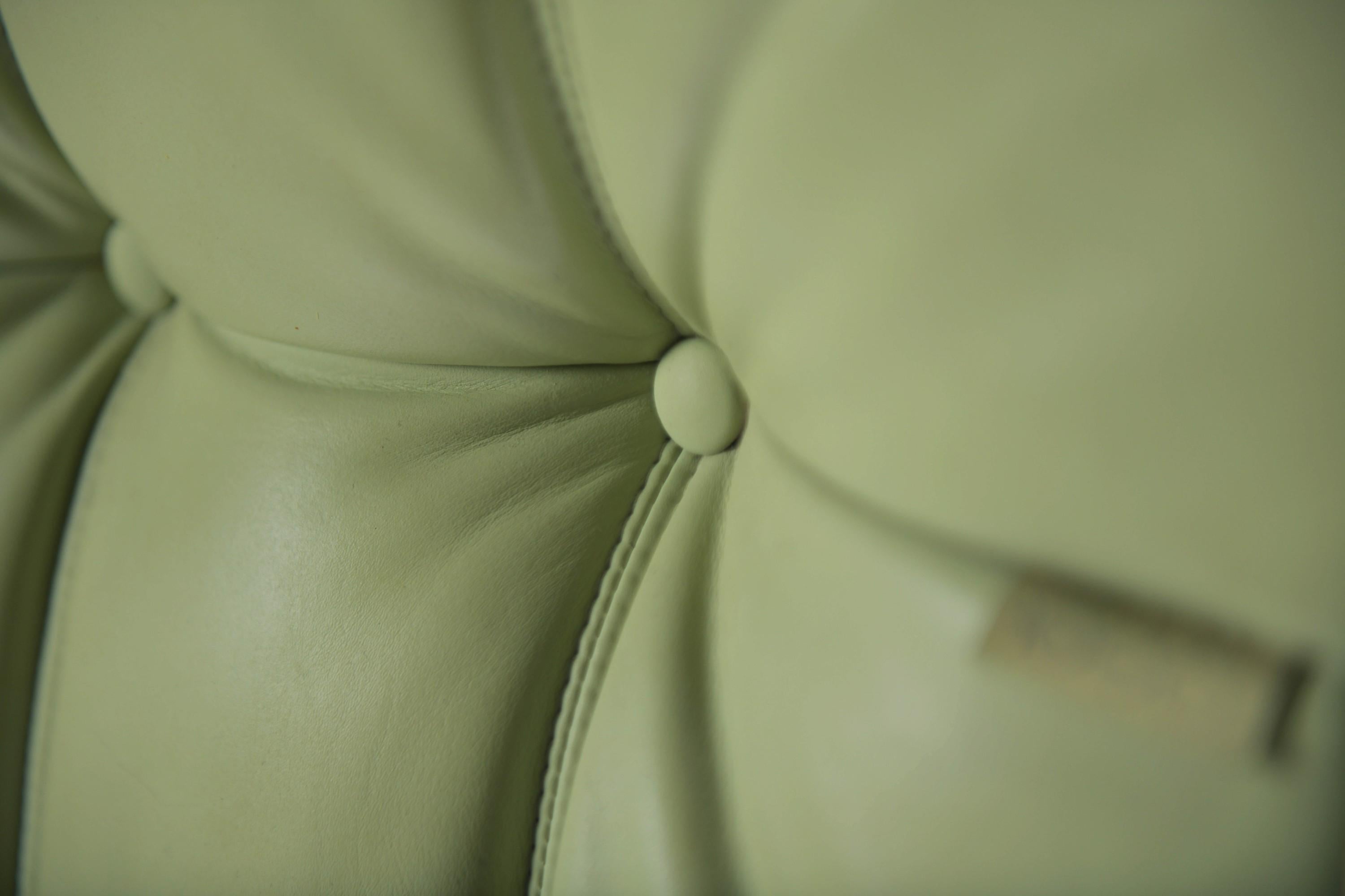 Original vintage Togo from 1978 in mint green by Michel Ducaroy for Ligne Roset. 9