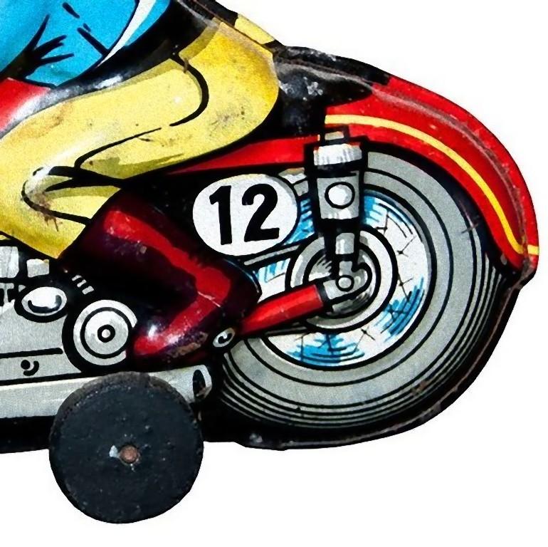 20th Century Original Vintage Toy, AMB Motorcyclist, 1960s For Sale
