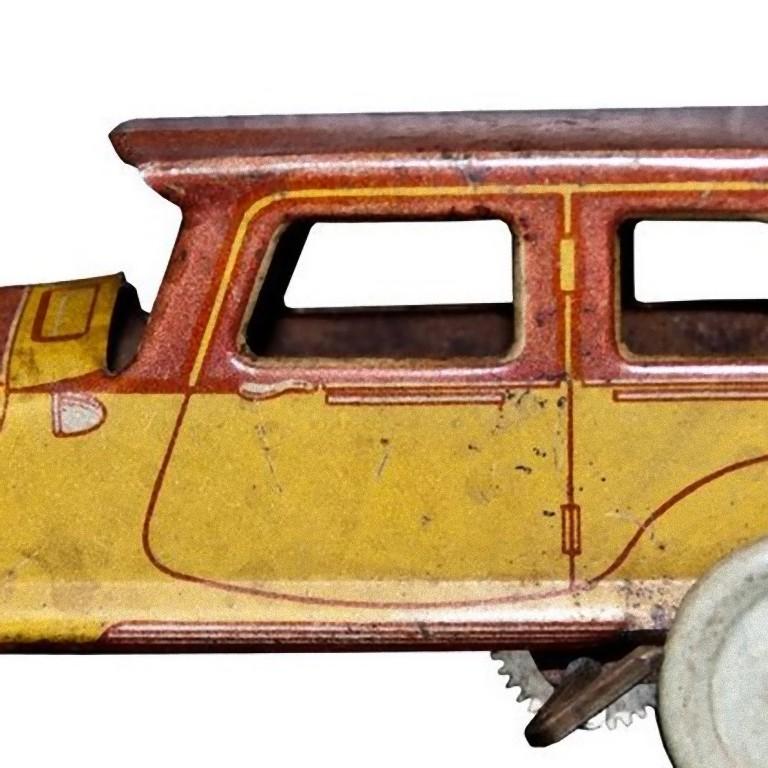 Original Vintage Toy, Wind up RG Car, Made in France, 1930s In Good Condition In Roma, IT