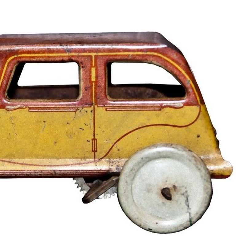 20th Century Original Vintage Toy, Wind up RG Car, Made in France, 1930s
