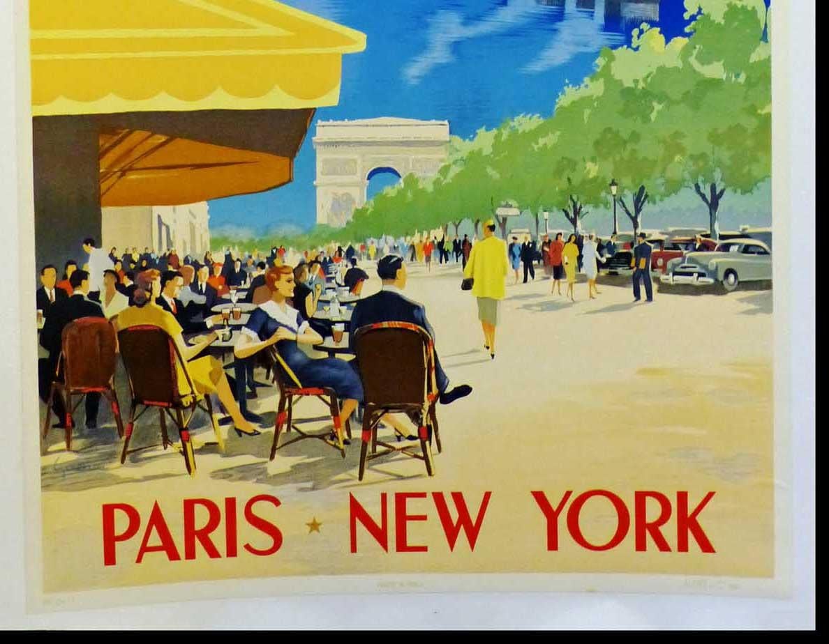 Affiche Air France - Concorde Bleu 50x70cm