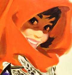 Original Vintage Travel Poster Davos Parsenn Switzerland Otto Glaser Schweiz