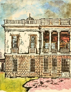 Original Vintage Travel Poster Greenwich Architecture London Transport Finnie UK