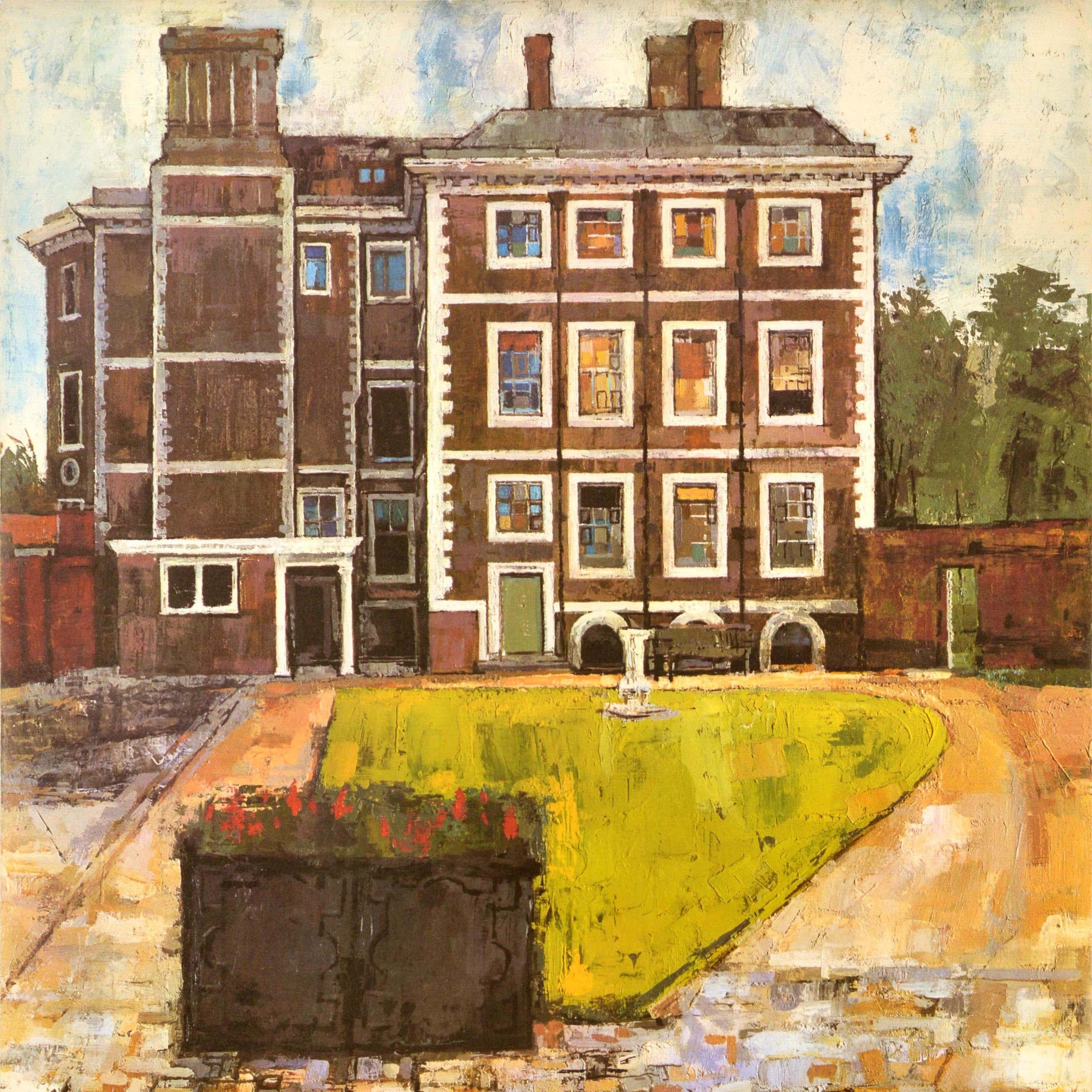 Britannique Affiche de voyage vintage d'origine Ham House Richmond London Transport Country Walks en vente