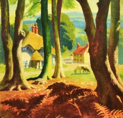 Original Vintage Travel Poster Hampshire New Forest British Railways Alan Durman