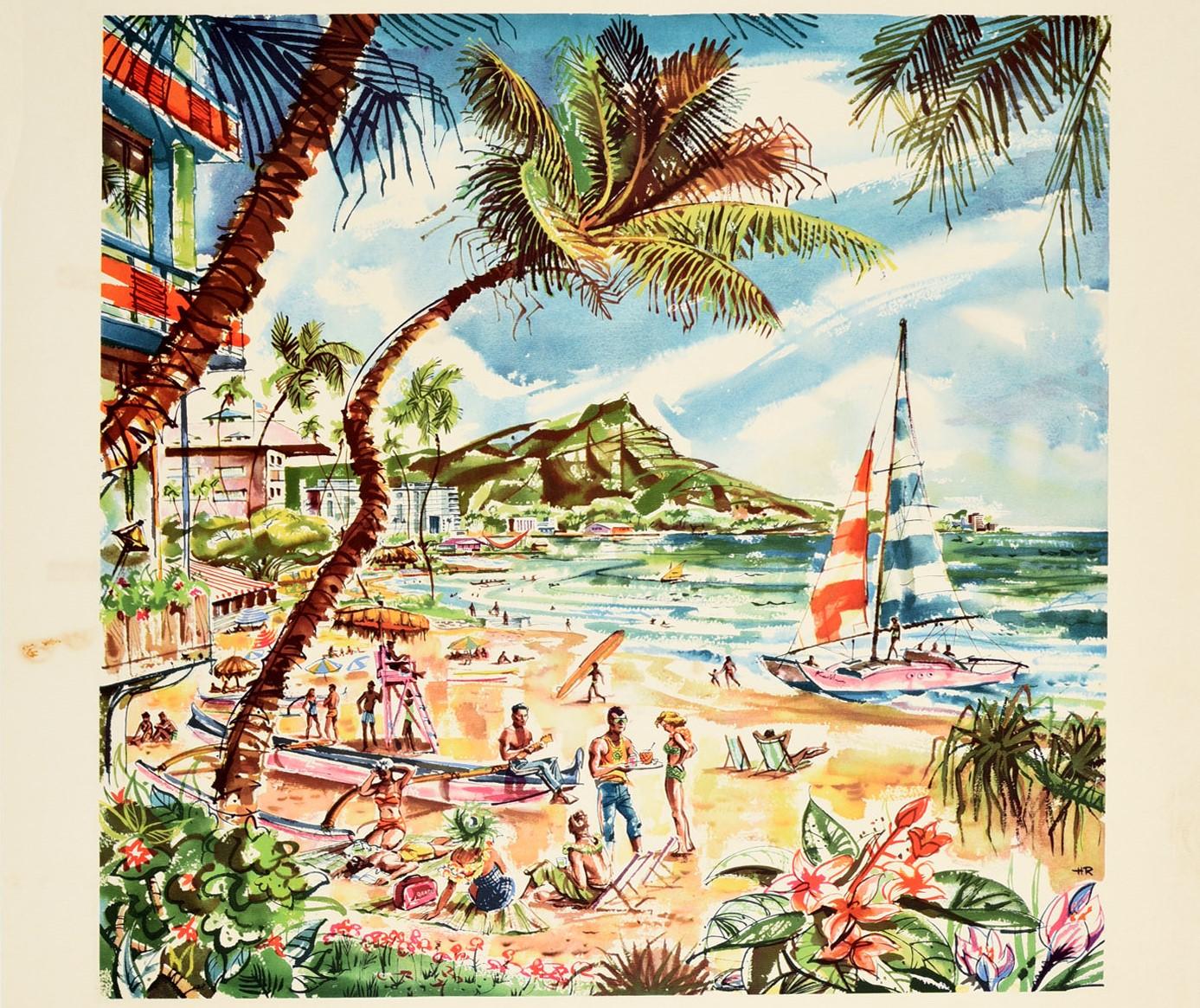 vintage poster hawaii