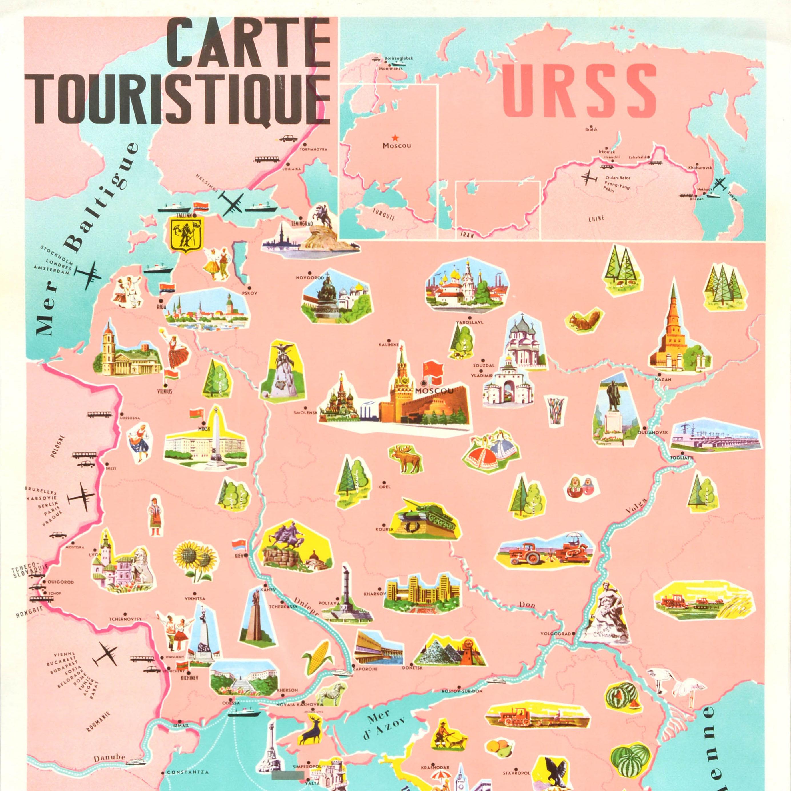 tourist map of france