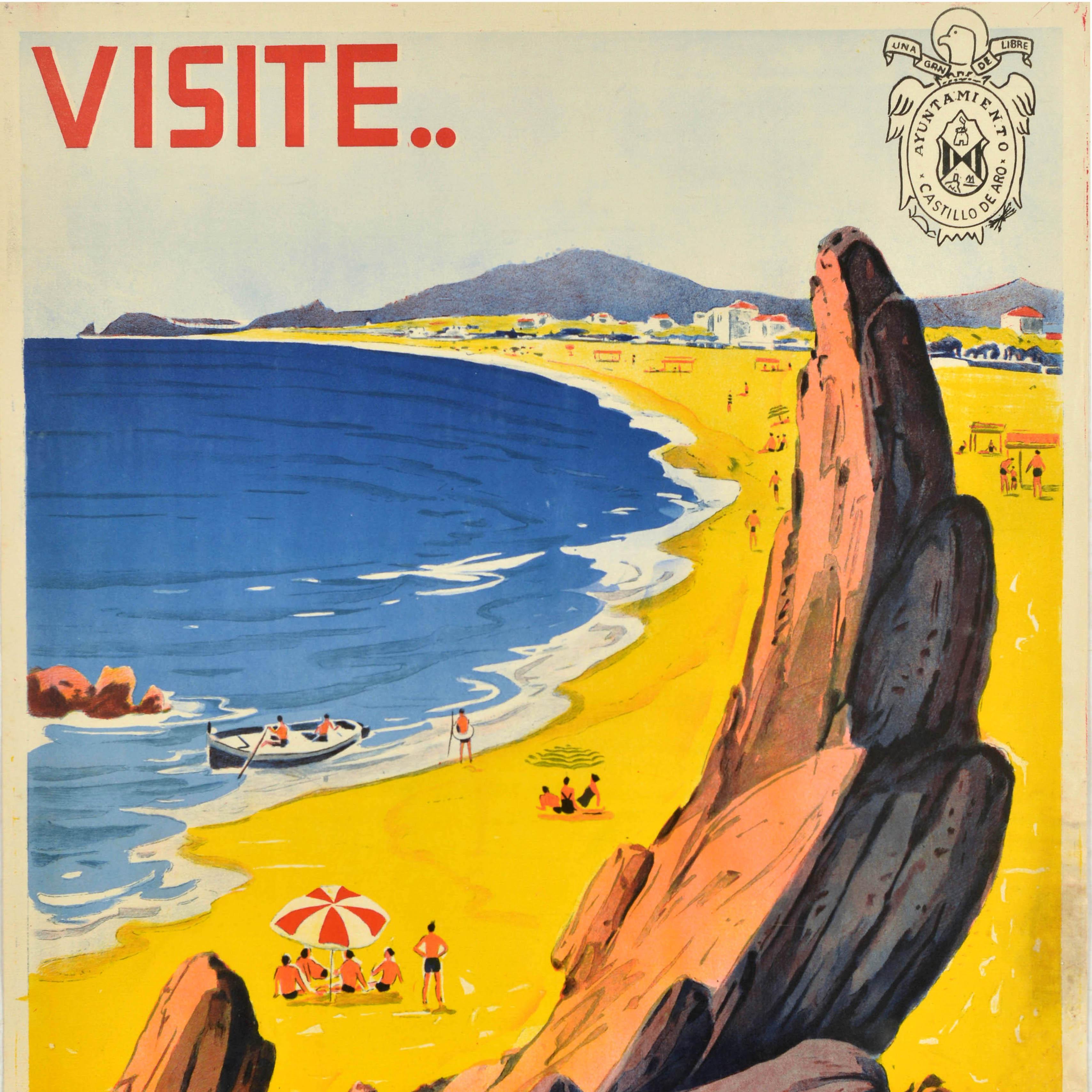 Original Vintage By Reiseplakat Platja d'Aro Playa De Aro Costa Brava Spanien Buch (Spanisch) im Angebot