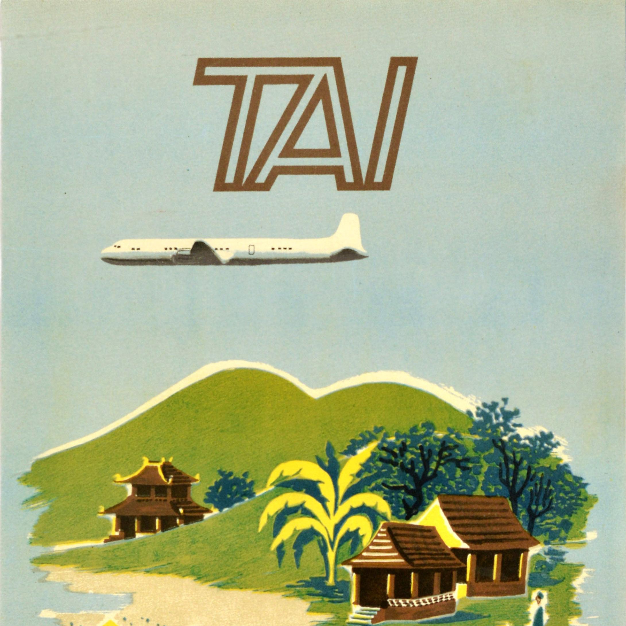 vietnam vintage travel poster