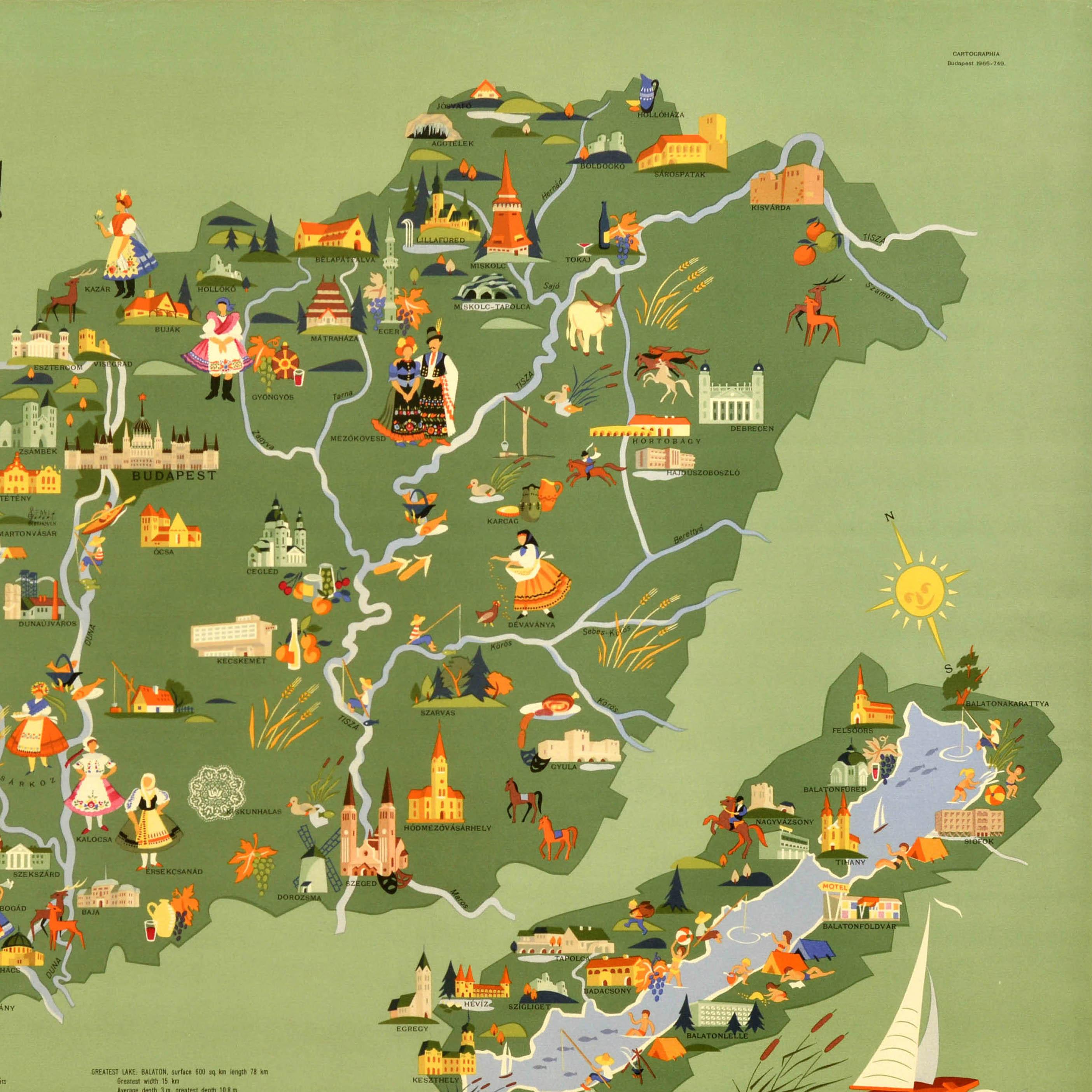 tourist map of hungary