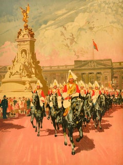 Original Vintage Travel Poster Visit London See Britain By Rail British Railways