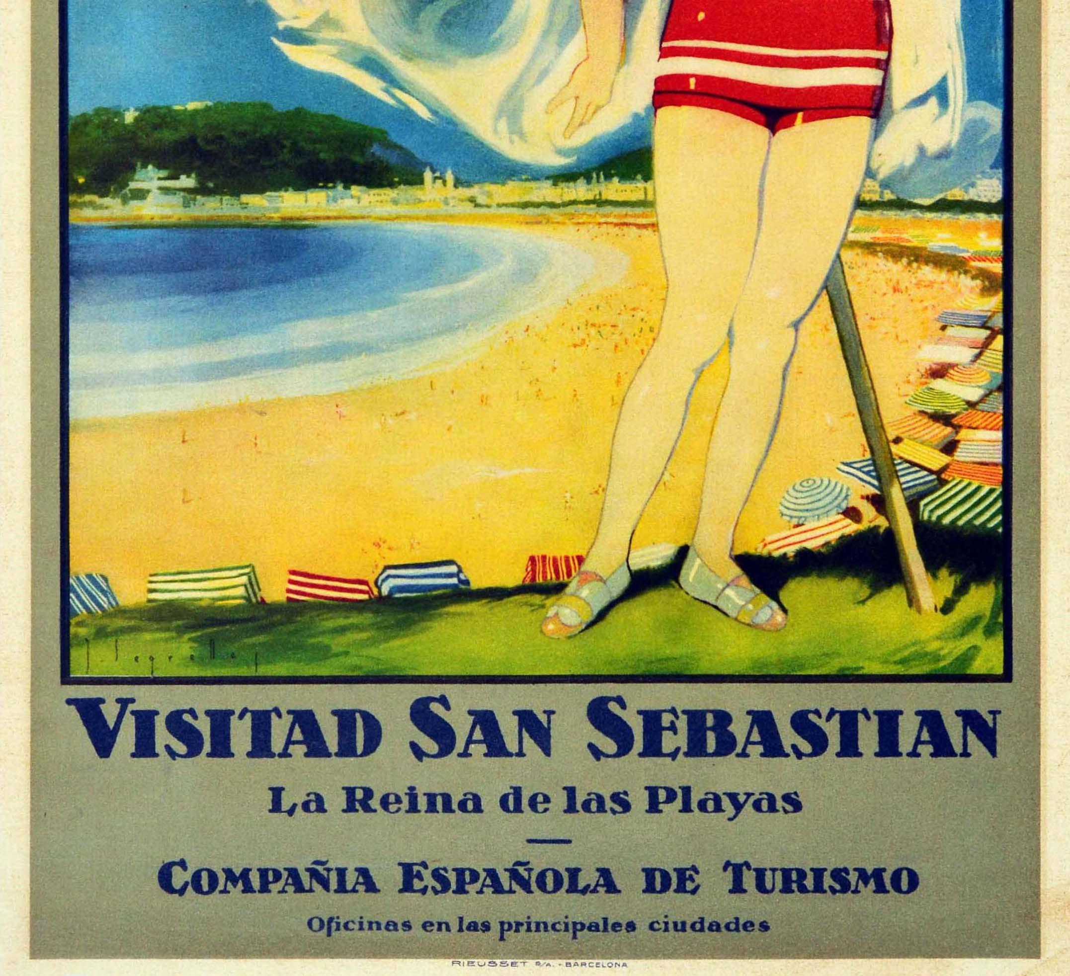 san sebastian vintage poster