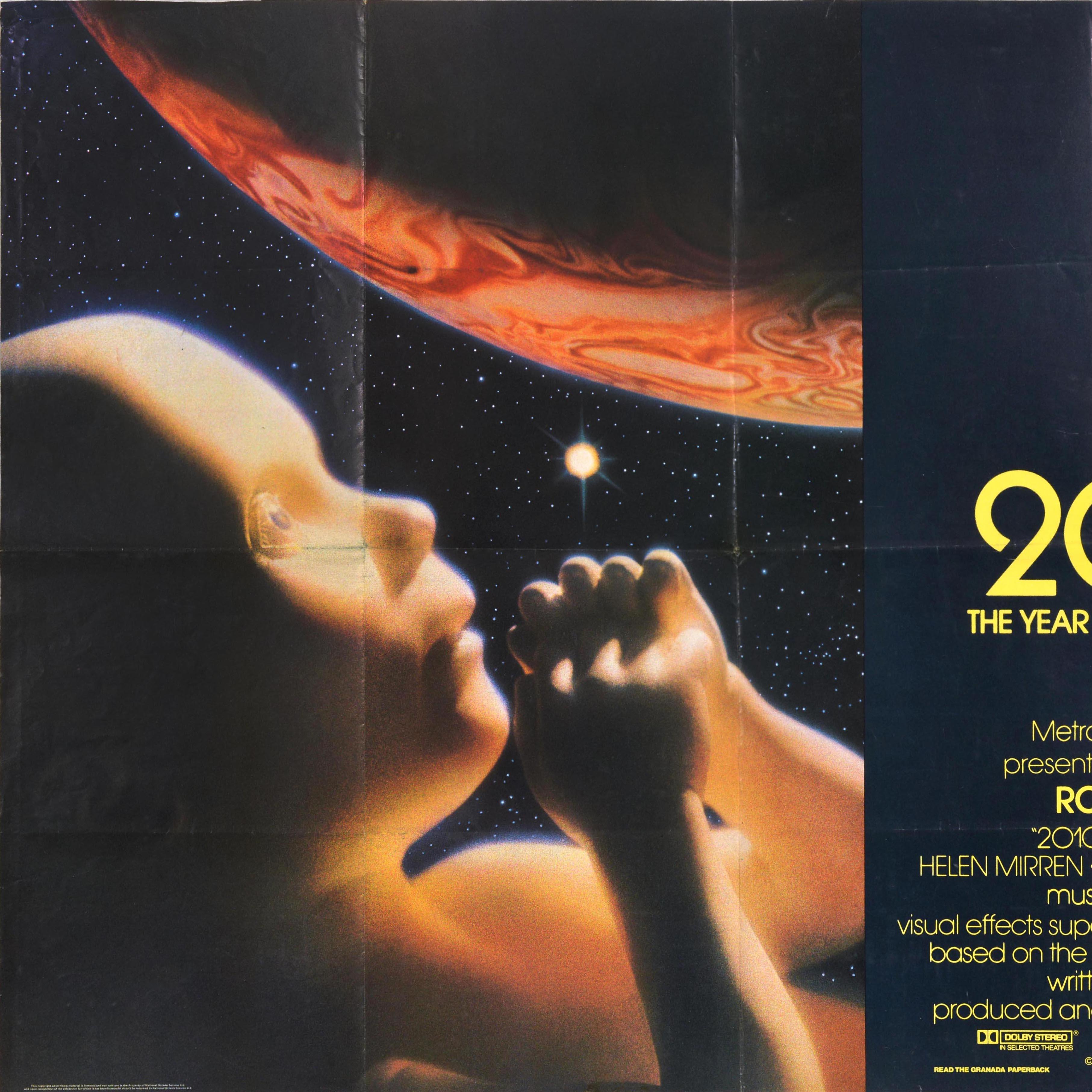 Original Vintage By UK Quad Movie Poster 2010 The Year We Make Contact SciFi Space (Britisch) im Angebot