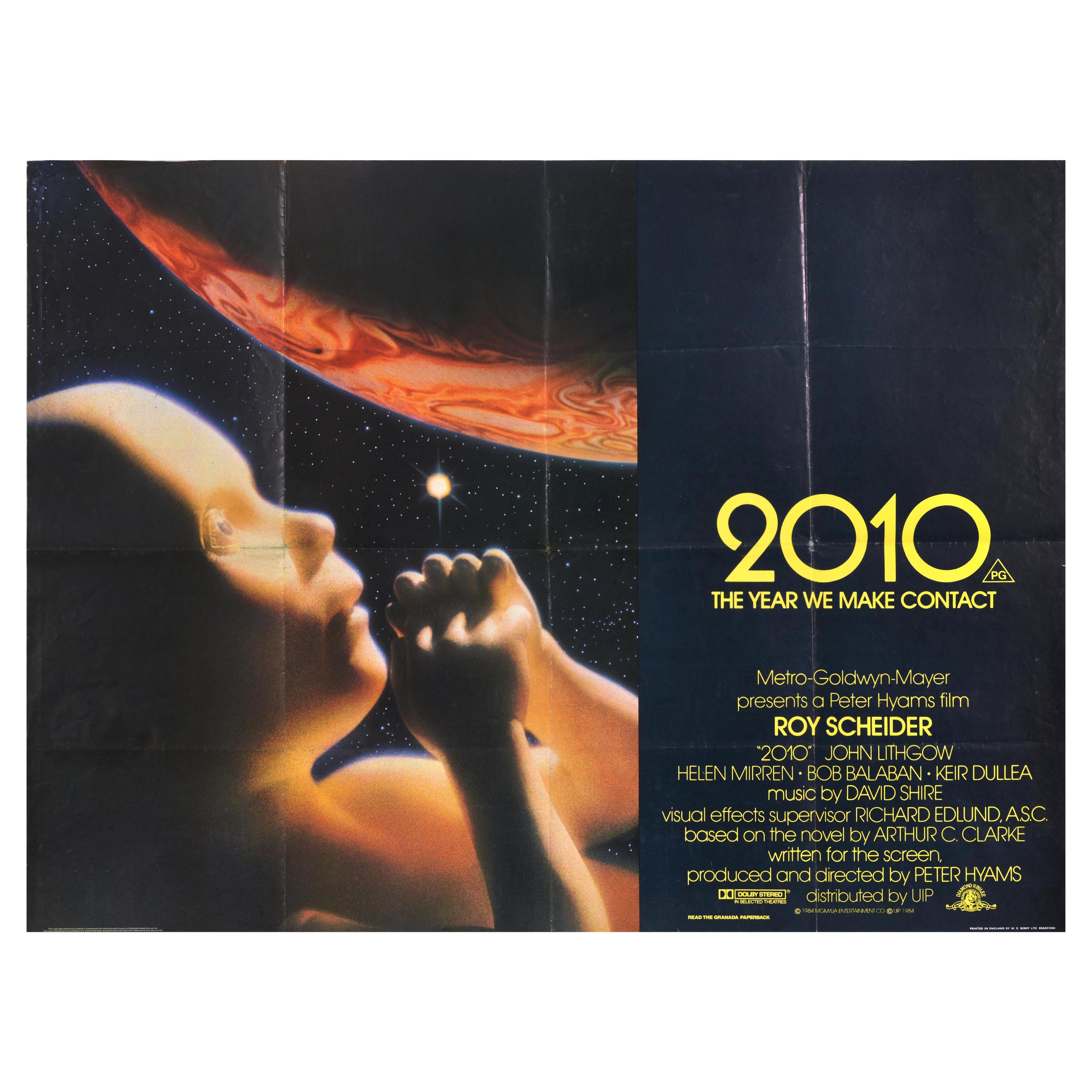 Original Vintage By UK Quad Movie Poster 2010 The Year We Make Contact SciFi Space