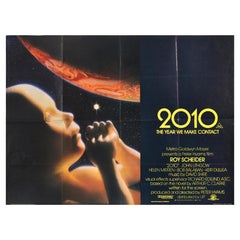 Original Vintage UK Quad Movie Poster 2010 The Year We Make Contact SciFi Space