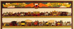 Original Vintage Underground Poster The Londoner's Transport Throughout The Ages