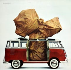 Original Vintage Volkswagen Poster VW Camper Van Station Wagon Car - What Is It?