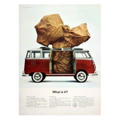 Original Used Volkswagen Poster VW Camper Van Station Wagon Car - What Is It?