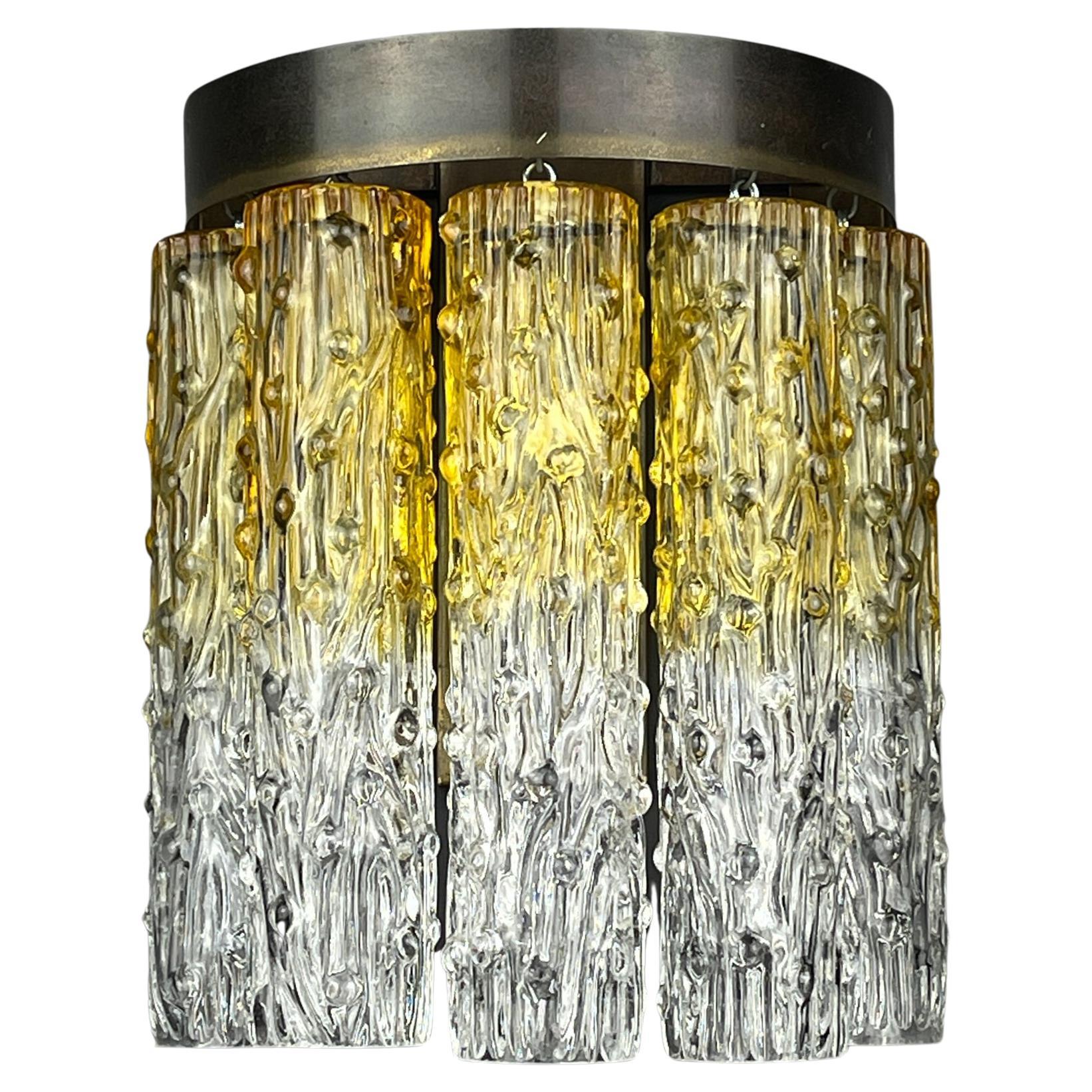 Original vintage wall lamp Tronchi by Venini, Italy 1960s