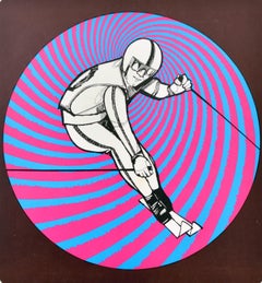 Original Vintage Winter Sports Poster 1968 NCAA Ski Championships Colorado