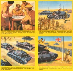 Original Vintage World War Two Poster Your Tanks In Action WWII Basutoland
