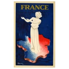 Original Vintage World's Fair Poster 1937 Exposition Internationale Paris France