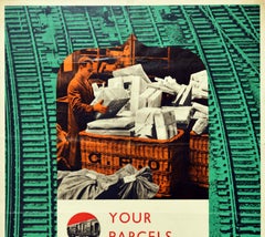 Original Vintage WWII Poster British Railways Home Front General Post Office GPO