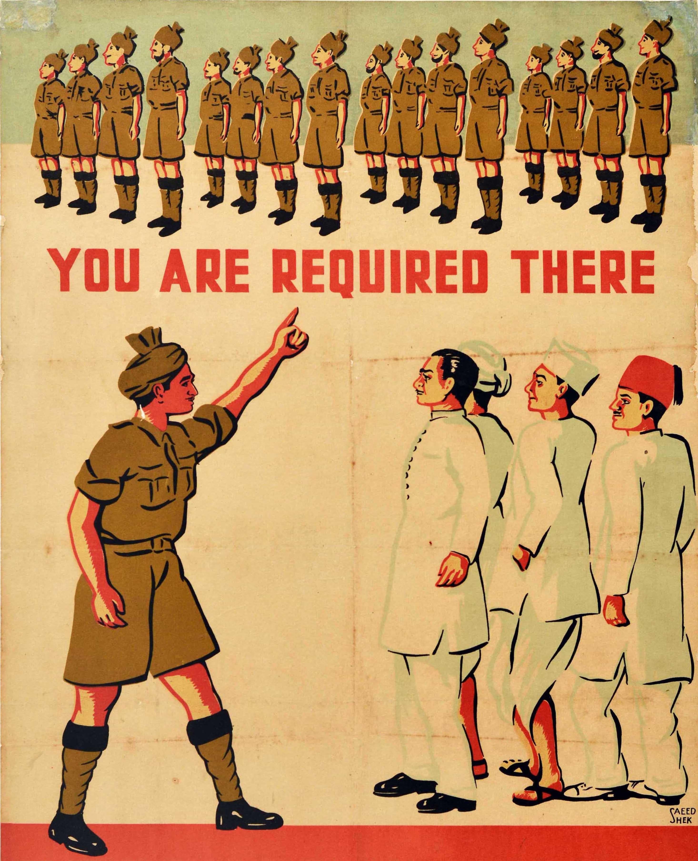 old military recruiting posters