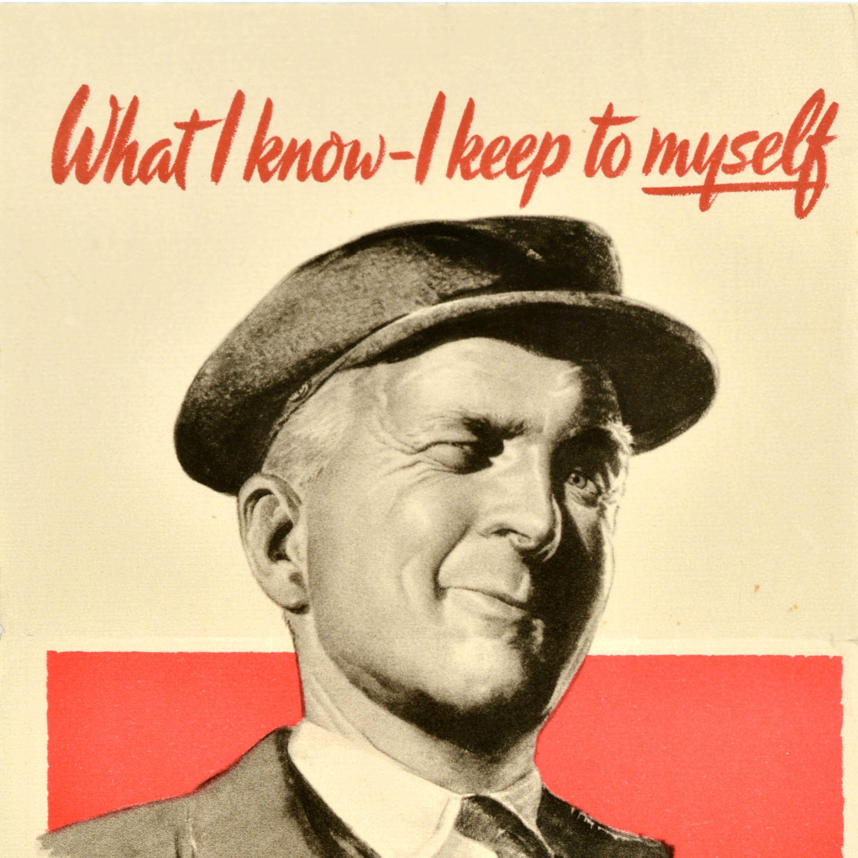 Britannico Poster di propaganda originale della seconda guerra mondiale: 