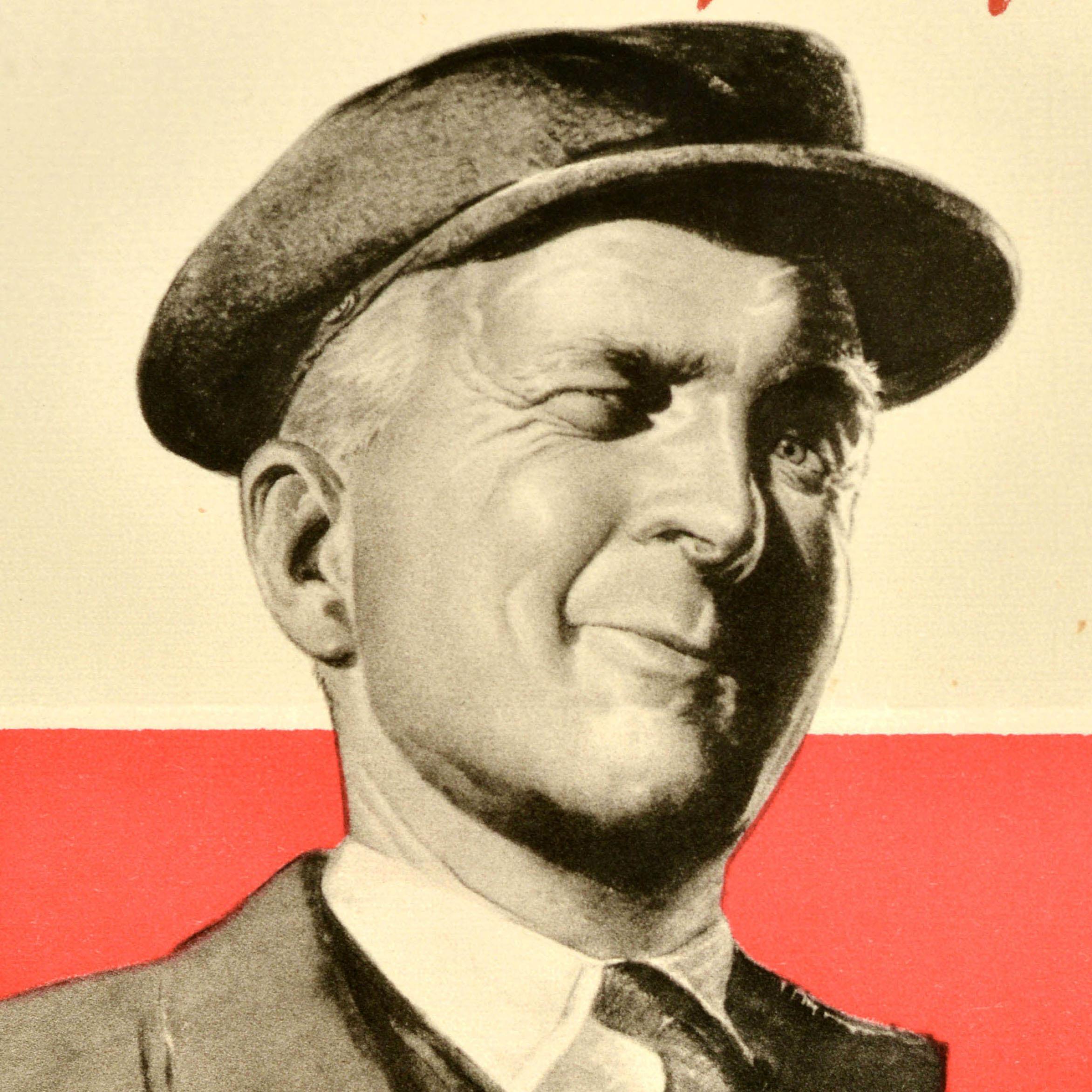 Metà XX secolo Poster di propaganda originale della seconda guerra mondiale: 