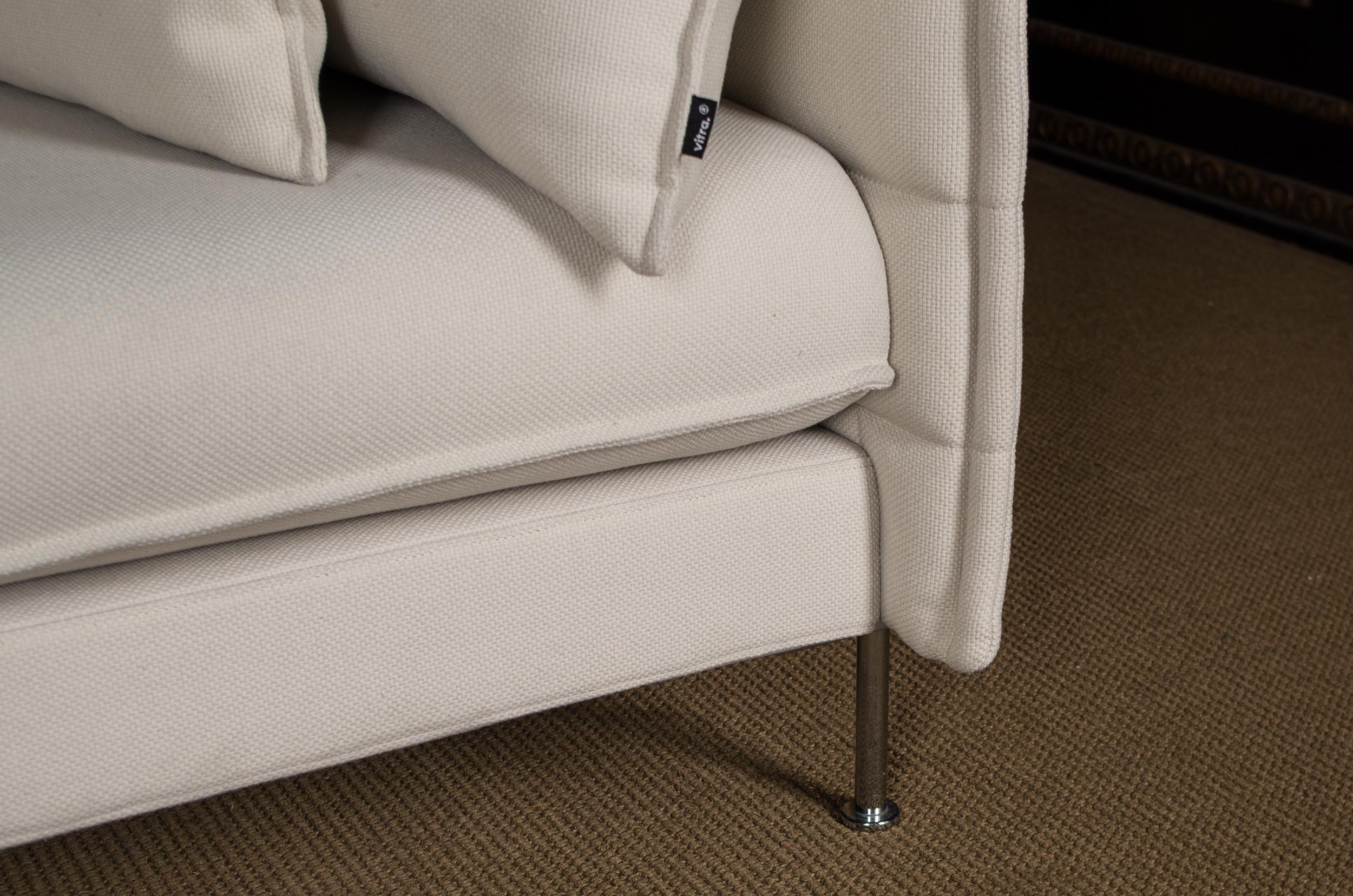 Original Vitra Alcove Work High Back Sofa Chrome NP 3
