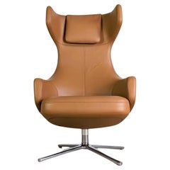 Originale Vitra Grand Repos Sessel Antonio Citterio Leder cognac