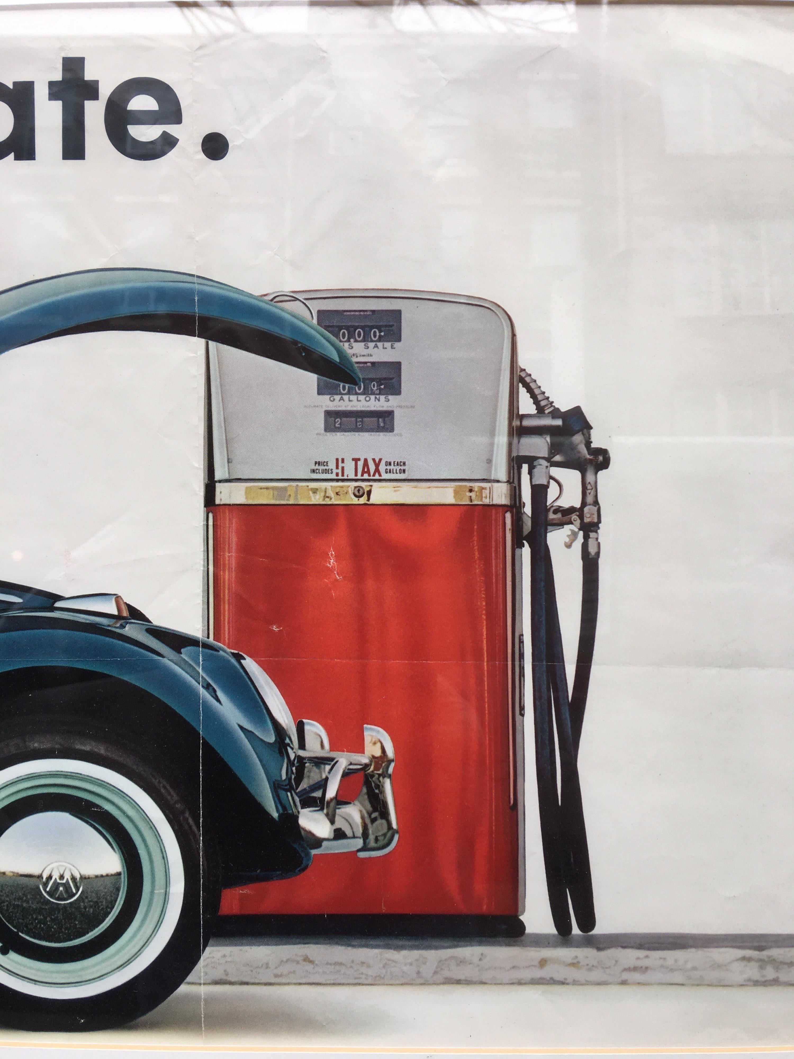 Early 1960's VW Dealership Poster, 