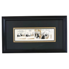 Original Walt Disney "Donald Duck" Comic Strip Art 1967