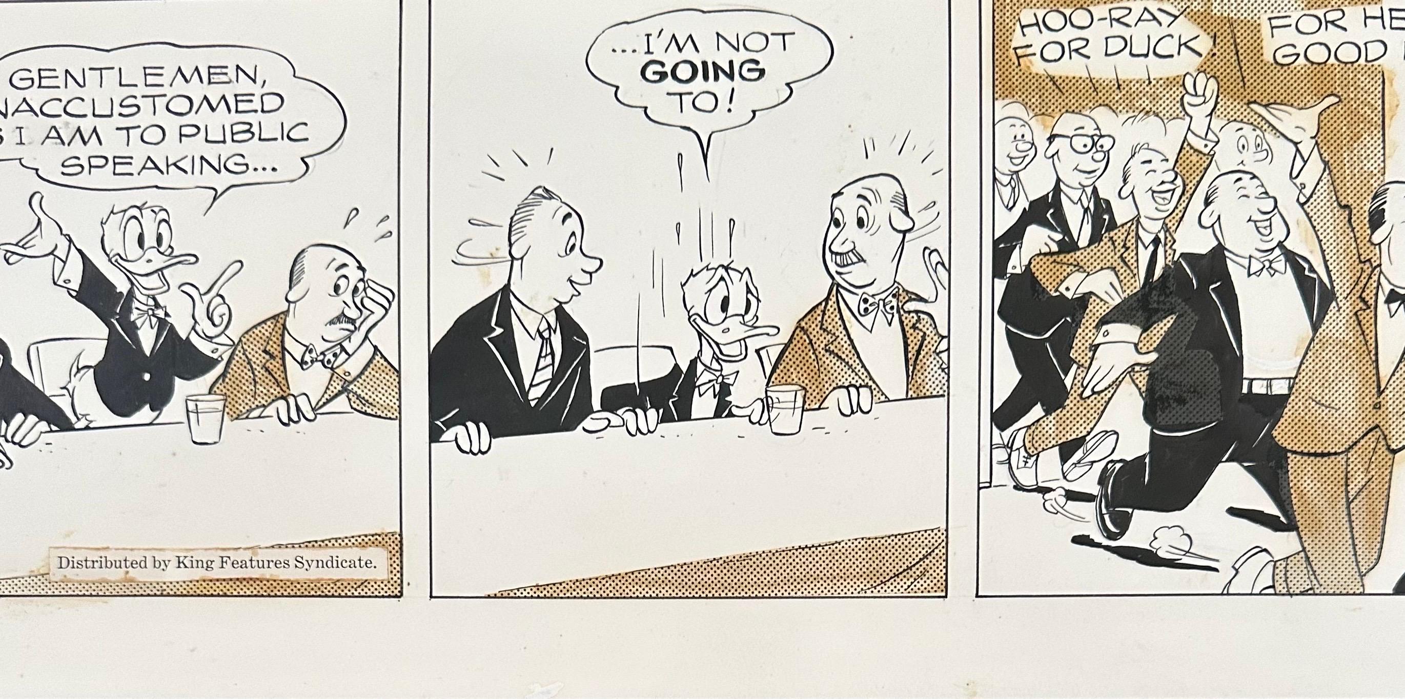 Original Walt Disney „Donald Duck“ Comic Strip-Kunst 1967 (amerikanisch) im Angebot
