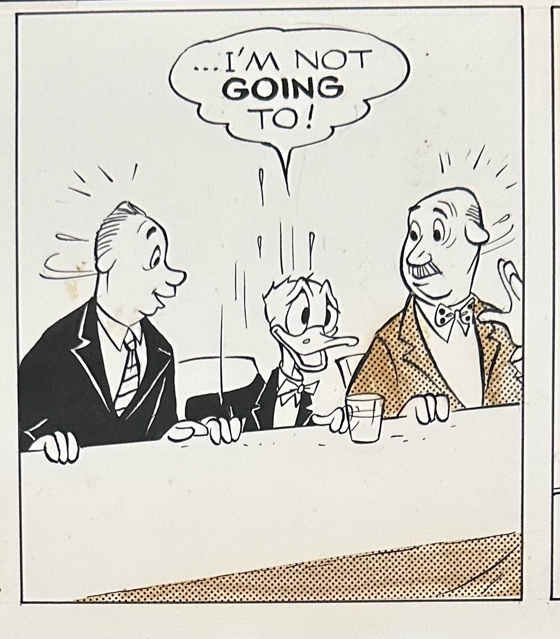 Original Walt Disney „Donald Duck“ Comic Strip-Kunst 1967 (Papier) im Angebot