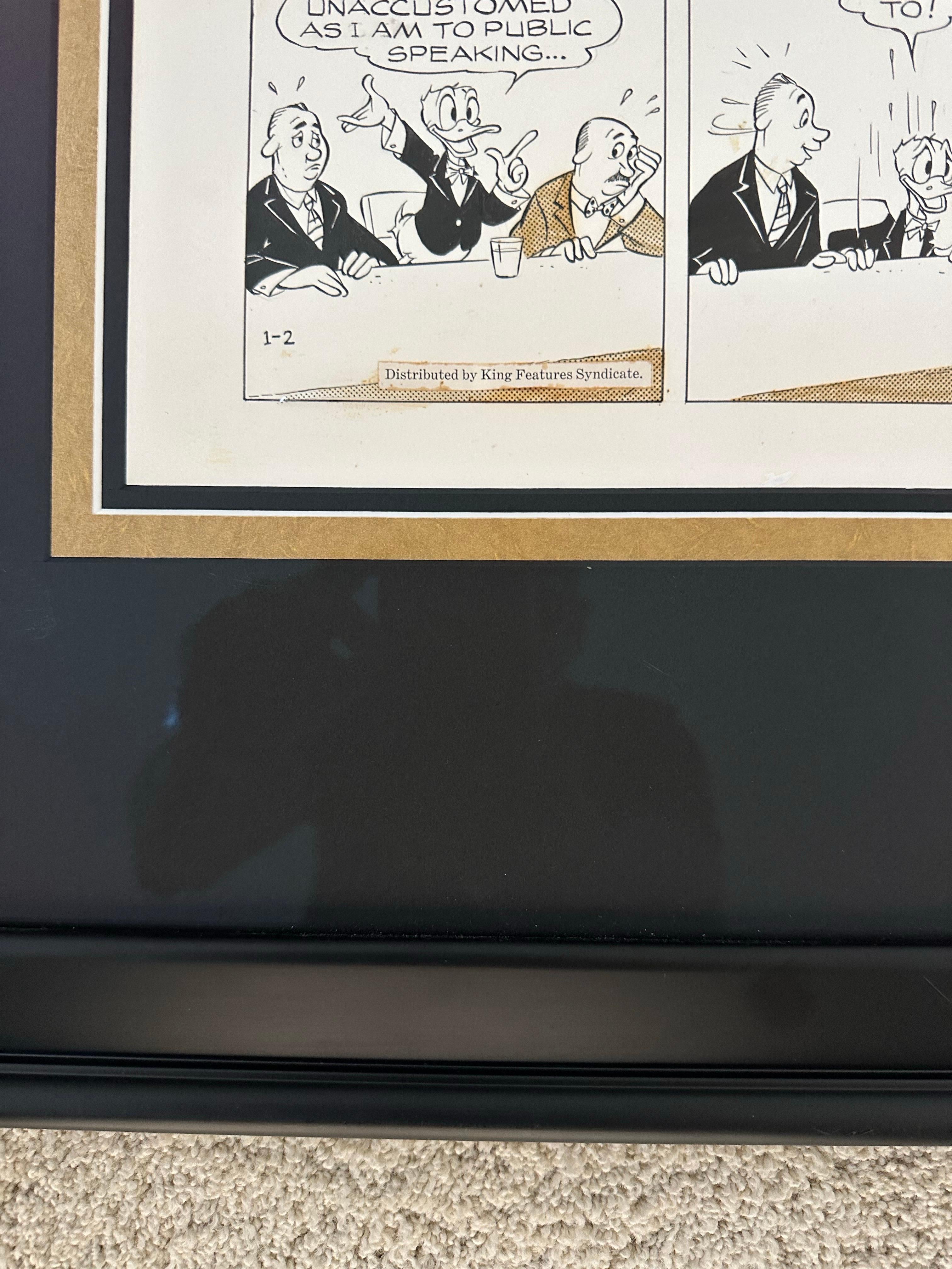 Original Walt Disney „Donald Duck“ Comic Strip-Kunst 1967 im Angebot 1